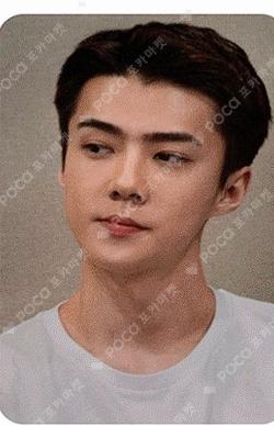 A Precious Moment Photo Holder Keyring SEHUN photocard image