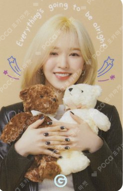 Pocamarket, Red Velvet WENDY Gmarket Gift Card K-pop Photocard