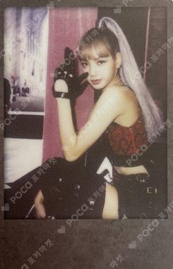 Kill This Love Black Ver. LISA photocard image