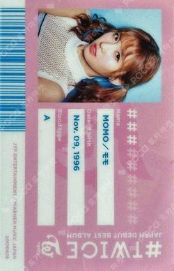 TWICE MOMO photocard image