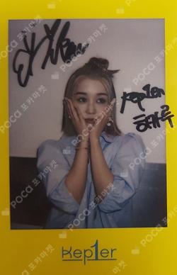 DOUBLAST POP-UP STORE & CAFE IN Kep1er ISLAND Polaroid Photocard LEMON Ver. HIKARU photocard image
