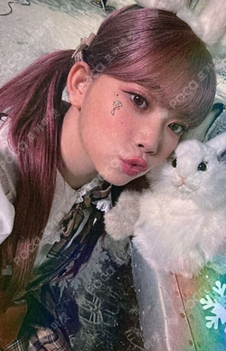 SNOWY NIGHT Hologram photo card & Tin case set