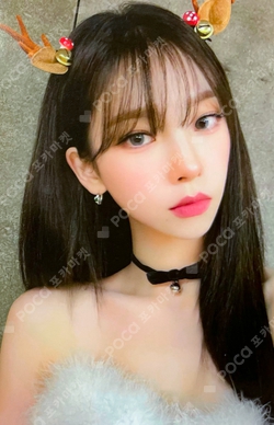 Pocamarket, aespa KARINA 2022 PINK CHRISTMAS PHOTO CARD RANDOM