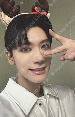 2022 PINK CHRISTMAS PHOTO CARD RANDOM PACK TEN photocard image