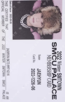 2022 Winter SMTOWN : SMCU PALACE (Membership Card Ver.)