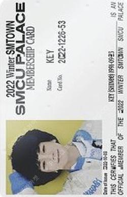 2022 Winter SMTOWN : SMCU PALACE (Membership Card Ver.) Key photocard image