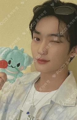 2023 CRAVITY CHARACTER [SUMMER CCREW] POP-UP STORE CCREW FLAT FUR DOLL TAEYOUNG photocard image