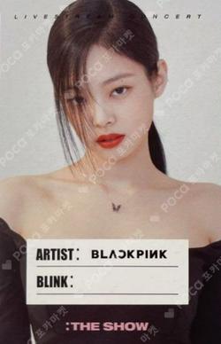 2021 BLACKPINK: The Show Welcome KIT JENNIE photocard image