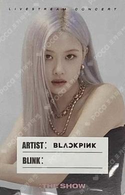 2021 BLACKPINK: The Show Welcome KIT ROSE photocard image