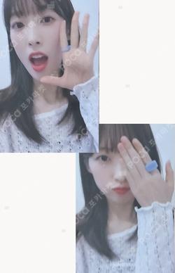 Golden Hourglass MAKESTAR ARIN photocard image