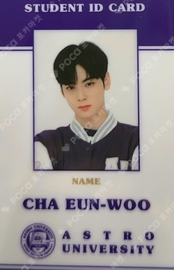 Pocamarket, ASTRO ChaEunwoo AROHA 4TH GEN K-pop Photocard