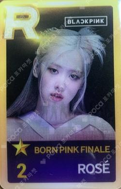 BLACKPINK WORLD TOUR BORN PINK FINALE IN SEOUL SuperStarYG ROSE photocard image