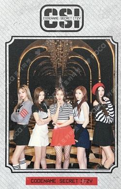 CODENAME : SECRET ITZY PLAYING CARD Unit photocard image