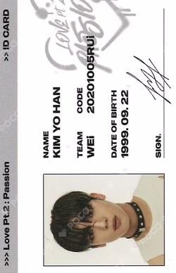Love Pt.2 : Passion ID CARD