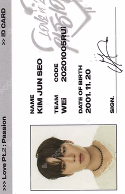 Love Pt.2 : Passion ID CARD