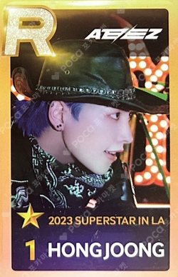 タレントカード ATEEZ HONGJOONG ATEEZ 9th Mini Album THE WORLD EP.2 OUTLAW Photocard