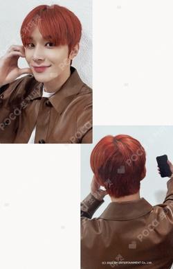 2023 PINK CHRISTMAS ACRYLIC TURNING STAND SET JUNGWOO photocard image