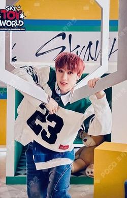 Stray Kids Fan Connecting 2024 SKZ TOY WORLD Random trading card BANG CHAN photocard image