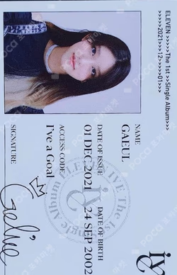 Ive Eleven Id Card