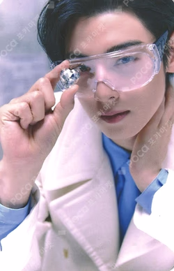 CHA EUN-WOO 2024 Just One 10 Minute [Mystery Elevator] EVERLINE POP-UP STORE TRADING CARD