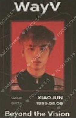 Beyond the Vision ID CARD + DECO STICKER SET XIAOJUN photocard image