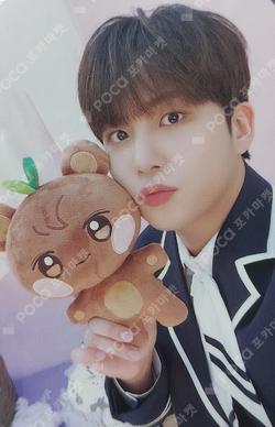 ATEEZ X ANITEEZ ADVENTURE POP-UP STORE ANITEEZ IN ILLUSION PLUSH DOLL JONGHO photocard image