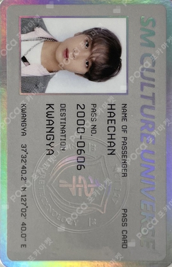 Pocamarket, NCT HAECHAN SMCU EXPRESS@KWANGYA PASSPORT SET K-pop