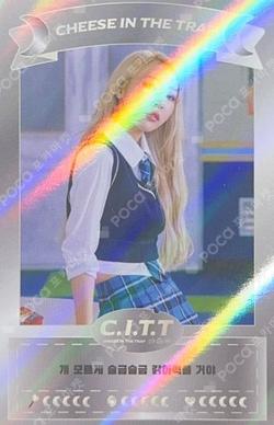 C.I.T.T (Cheese in the Trap) LIMITED PHOTO CARD Moon Byul photocard image