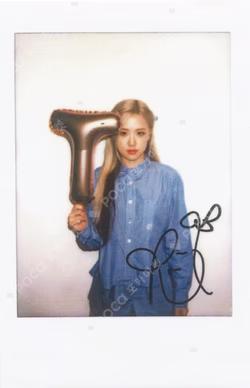 BLACKPINK THE GAME PHOTOCARD COLLECTION KTOWN4U ROSE photocard image