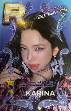 2024 aespa LIVE TOUR SYNK : PARALLEL LINE SUPERSTAR SMTOWN KARINA photocard image