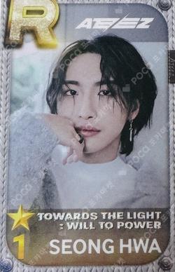 ATEEZ WORLD TOUR [TOWARDS THE LIGHT : WILL TO POWER] IN SEOUL SuperStarATEEZ SEONGHWA photocard image