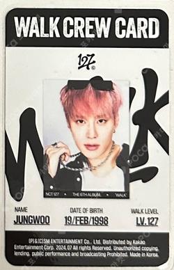 WALK Poster Ver. JUNGWOO photocard image