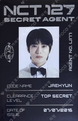 2024 NCT 127 8th ANNIVERSARY FANMEETING 8ECRET INVITATION RANDOM TRADING CARD SET SECRET AGENT ver.