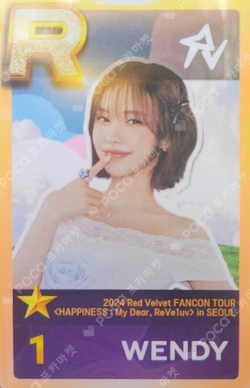 Red Velvet SUPER STAR SMTOWN トレカ ウェンディ Pocamarket, Red Velvet WENDY 2024 Red Velvet FANCON TOUR HAPPINESS