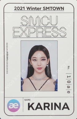 Pocamarket, aespa KARINA 2021 Winter Smtown : Smcu Express Pass
