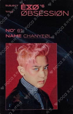 OBSESSION ID CARD + DECO STICKER SET (X-EXO ver.)