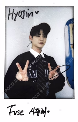 INFUSE POP-UP CAFE REWARD HYOJIN photocard image
