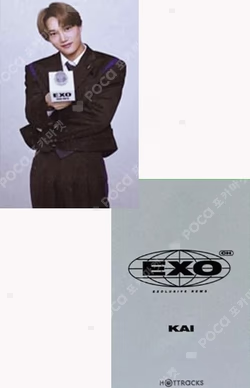 2021 SEASON'S GREETINGS HOTTRACKS KAI photocard image