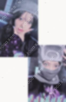 CRAZY BALACLAVA ver. WEVERSE HONG EUNCHAE photocard image