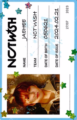 WISH LUGGAGE TAG JAEHEE photocard image