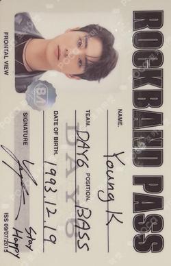 Band Aid ROCK BAND VER. Young K photocard image