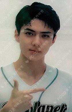THE WAR: The Power of Music LENTICULAR POSTCARD COLLECT BOOK 11st SEHUN photocard image