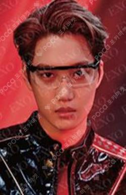 EXO PLANET #5 EXplOration dot  GLITTER COASTER + PHOTO CARD SET