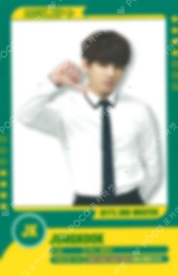 BTS 3RD MUSTER [ARMY.ZIP+] PLAYER CARD SET JUNGKOOK photocard image