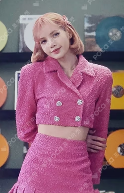 BLACKPINK THE GAME PHOTOCARD COLLECTION BACK TO RETRO LISA photocard image