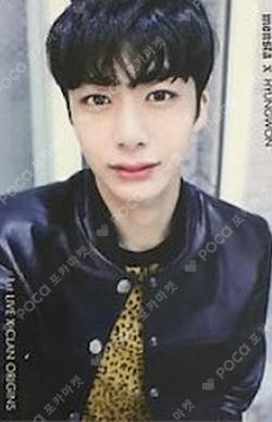 MONSTA X THE FIRST LIVE X-CLAN ORIGINS PHOTO CARD ALBUM + PHOTO CARD HYUNGWON photocard image