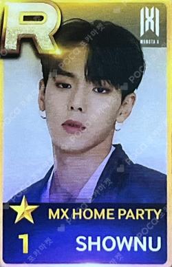 MONSTA X FAN-CON : MX HOME PARTY SuperStar STARSHIP SHOWNU photocard image