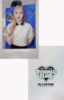 BLACKPINK THE GAME PHOTOCARD COLLECTION SPORTY BLACKPINK SYNNARA RECORD