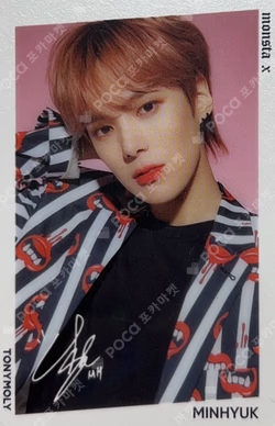 Tonymoly MINHYUK photocard image