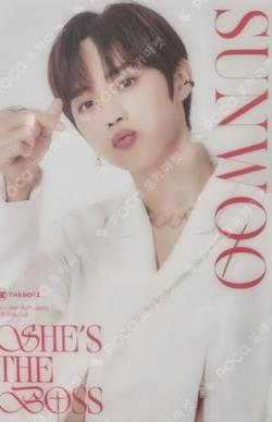 SHE’S THE BOSS UNIVERSAL SUNWOO photocard image